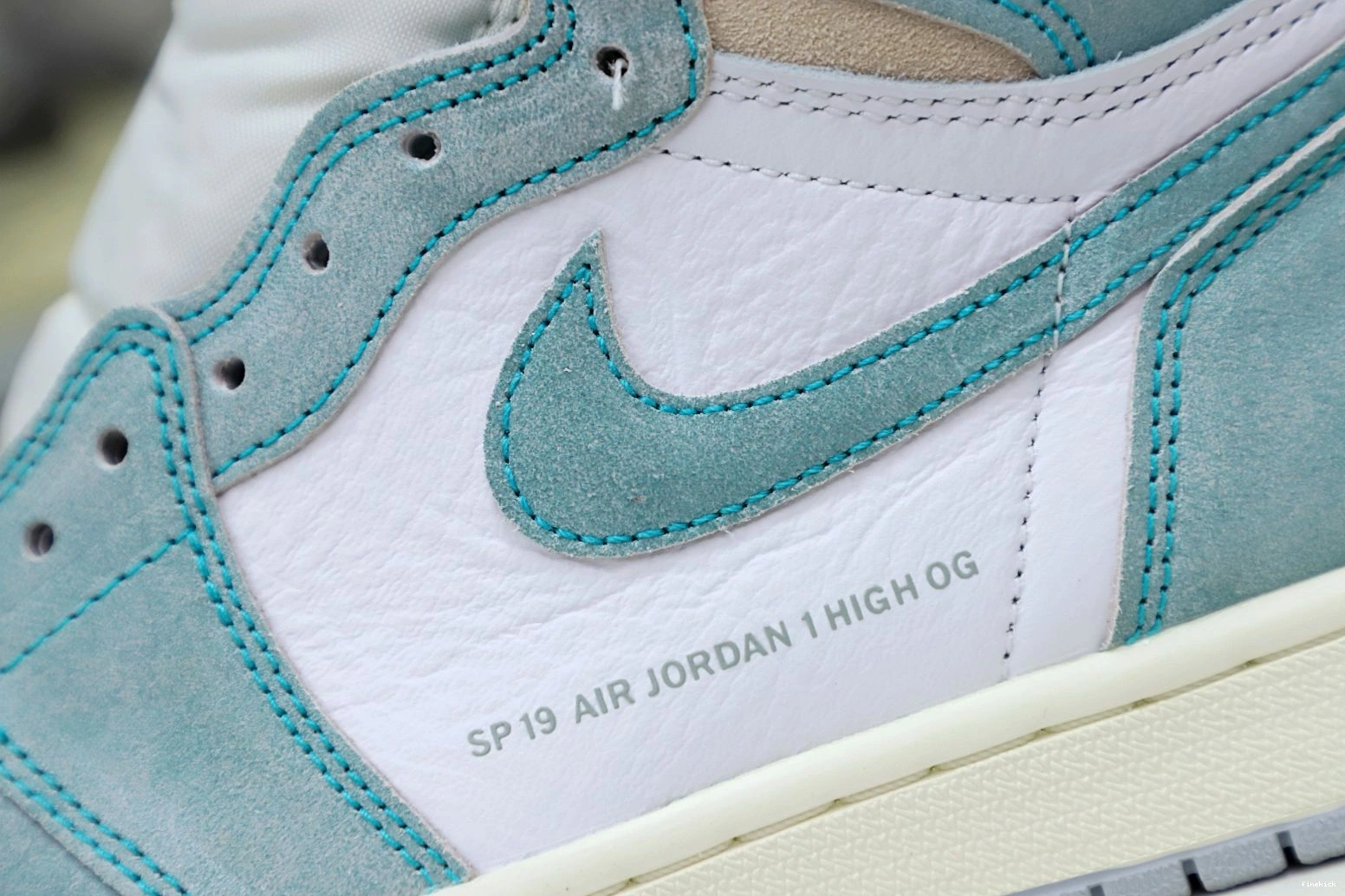 JORDAN RETRO 1 AIR OG GREEN' 'TURBO HIGH 0813